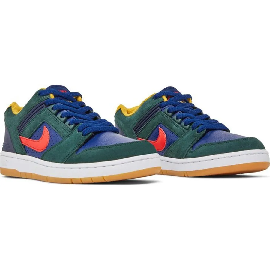 Nike Air Force 2 Low SB sneakers, green/multicolor