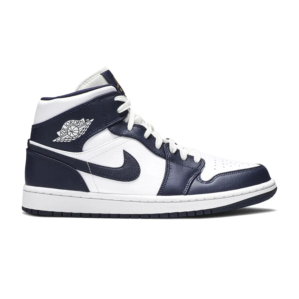 Nike Air Jordan 1 Mid, navy/white