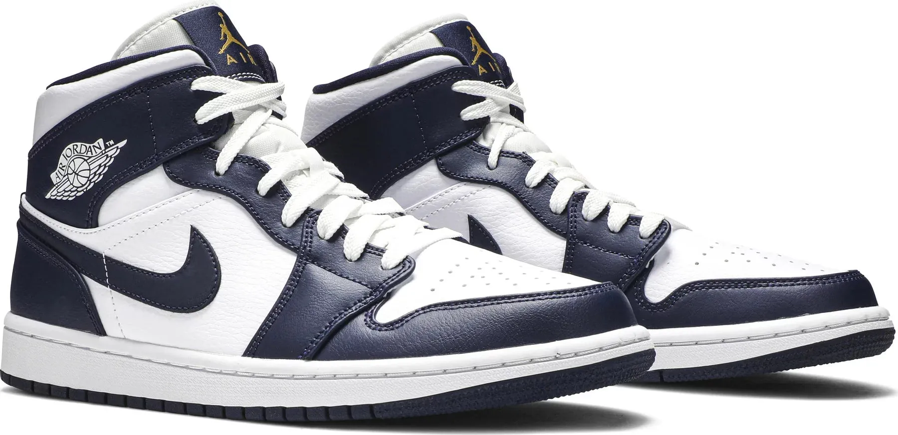 Nike Air Jordan 1 Mid, navy/white