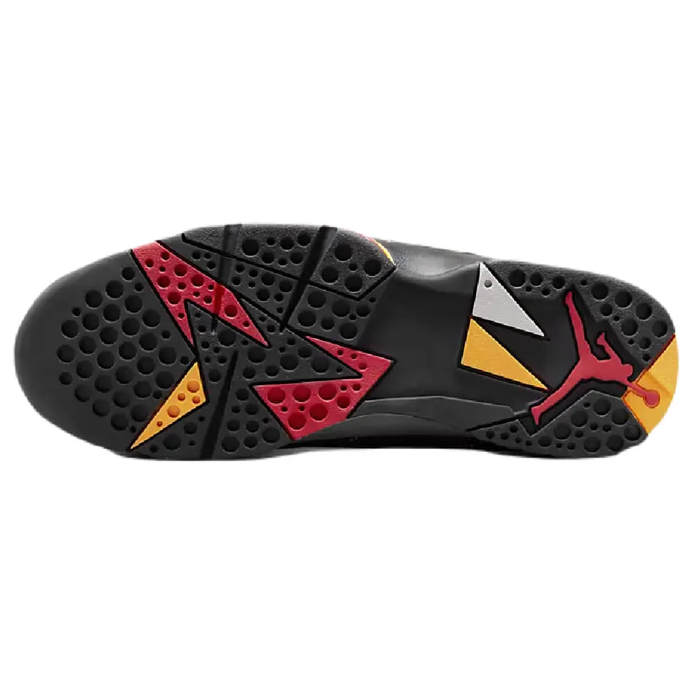 Nike Air Jordan 7 Retro Sneakers, Black/Yellow/Red