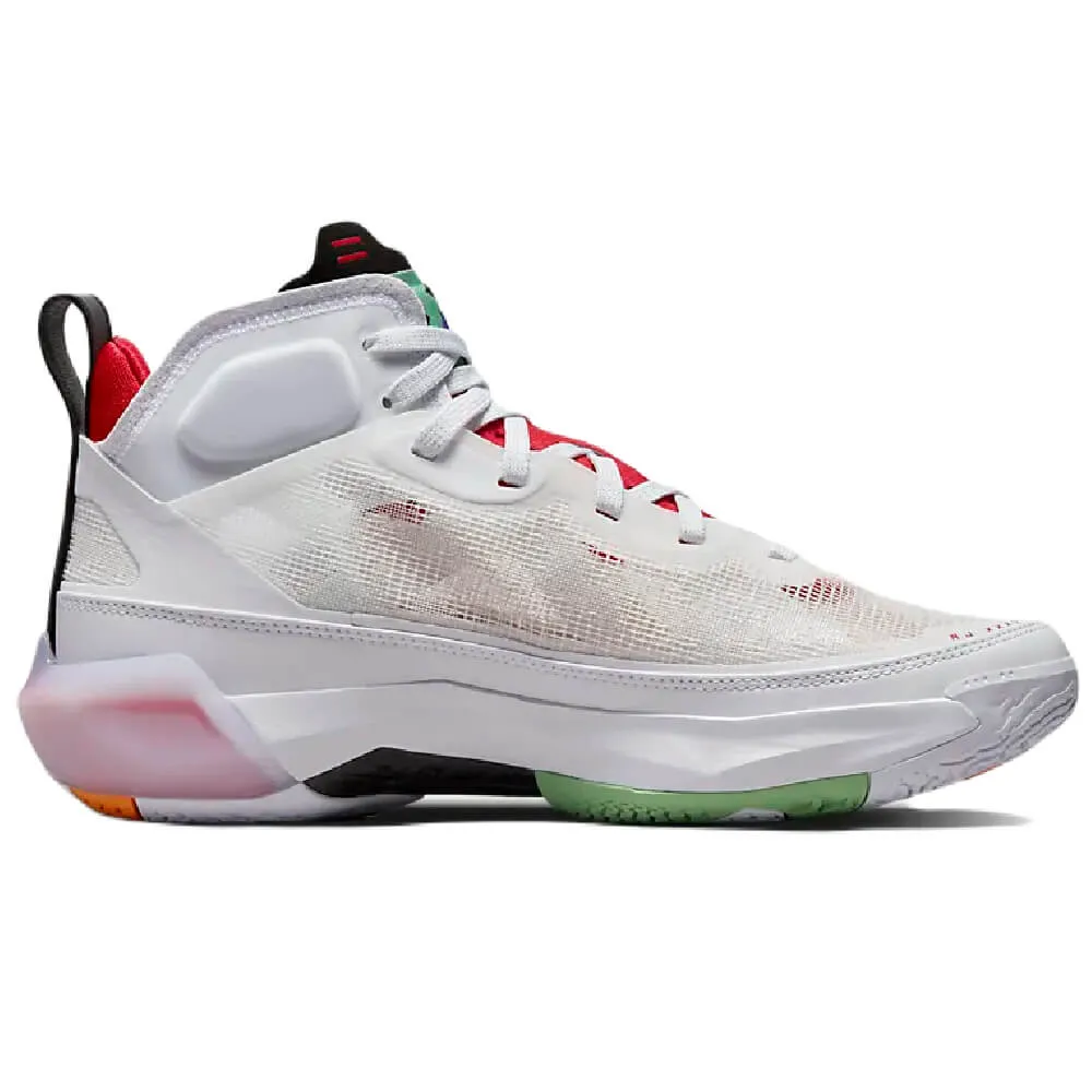 Nike Air Jordan XXXVII sneakers, white/red