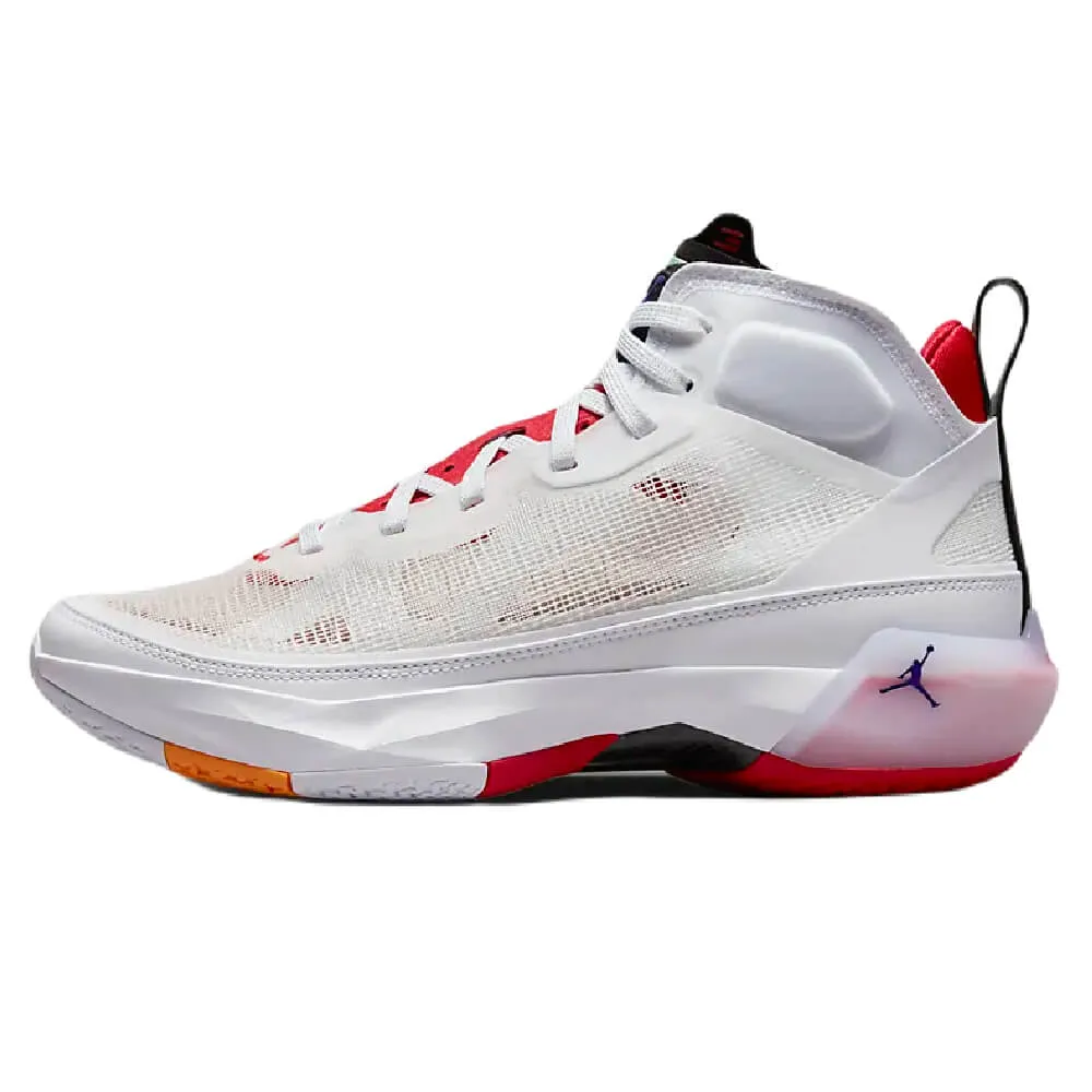 Nike Air Jordan XXXVII sneakers, white/red