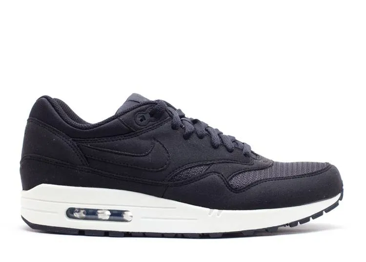 Nike AIR MAX 1 'BLACK SAIL' sneakers, black