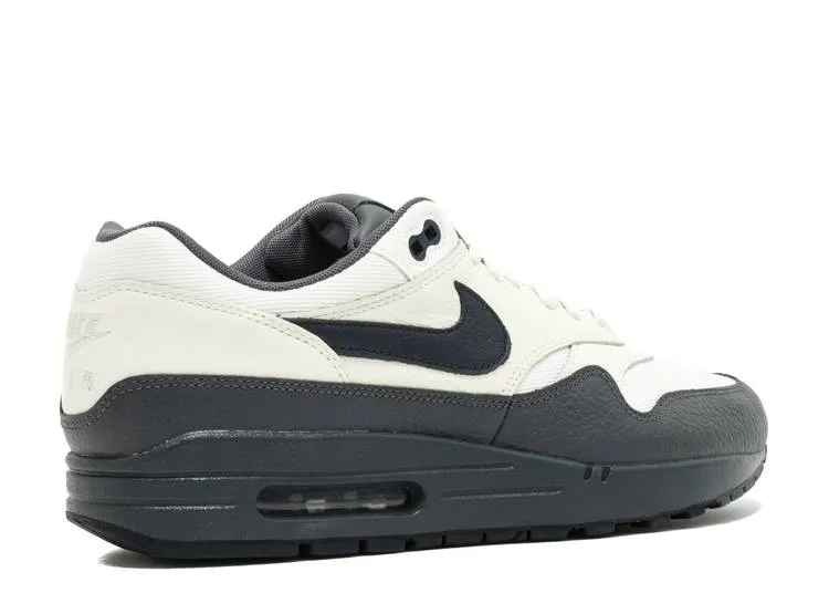 Nike AIR MAX 1 PREMIUM 'SAIL DARK OBSIDIAN' sneakers,