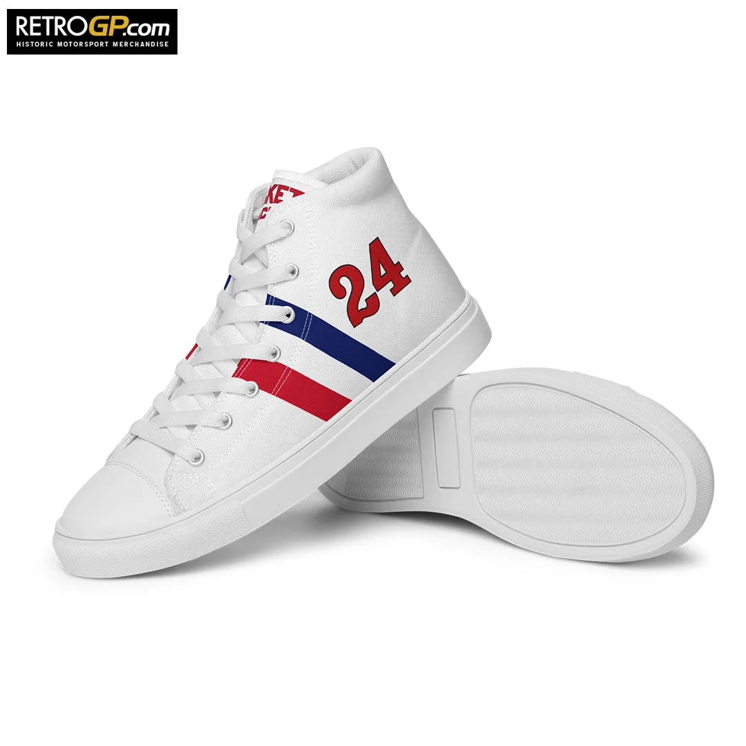 Official Hesketh Racing High Top Canvas Shoes Mens