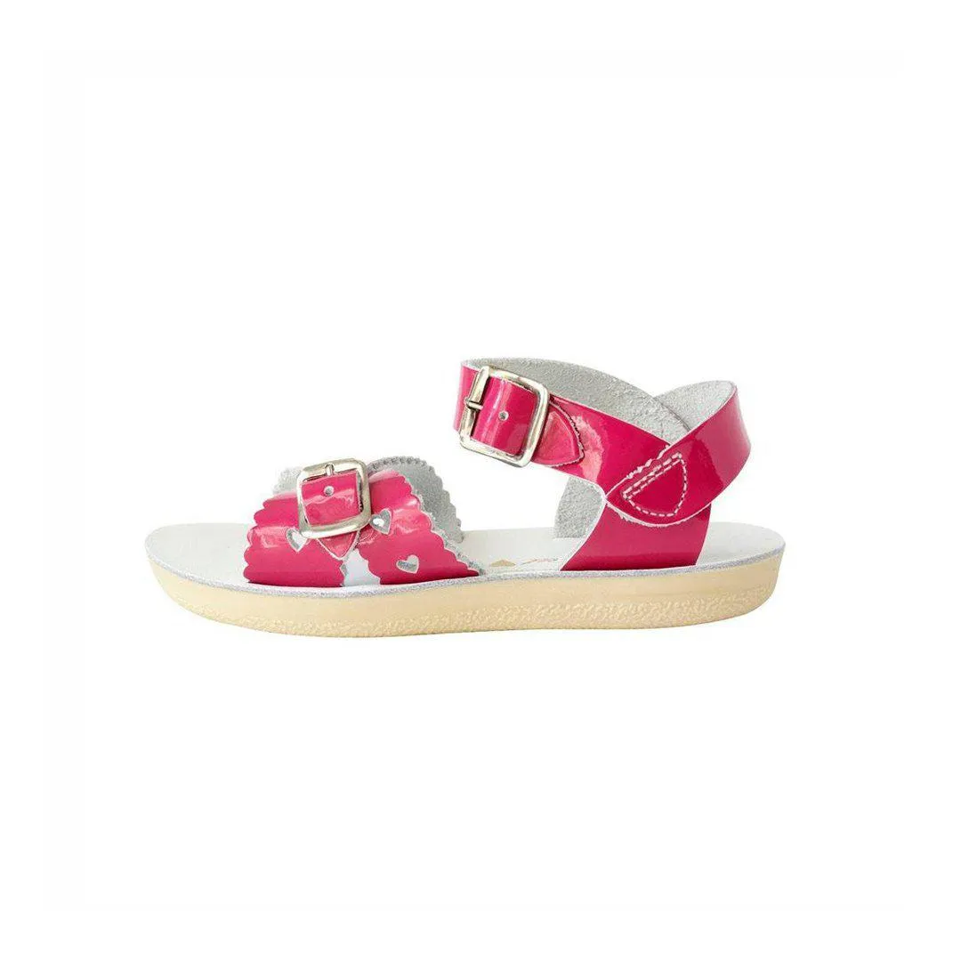 Outlet - Salt-Water Sun-San Kid's Sandals - Sweetheart - Shiny Fuchsia