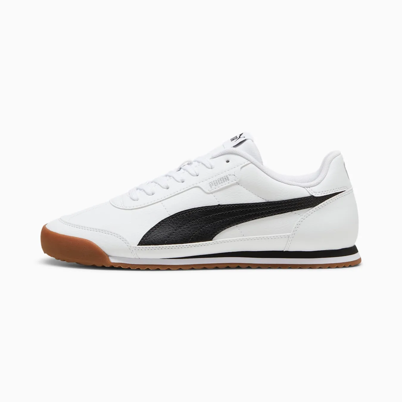 PUMA MEN'S TUNNO  WHITE/BLACK/GUM SNEAKER SHOES