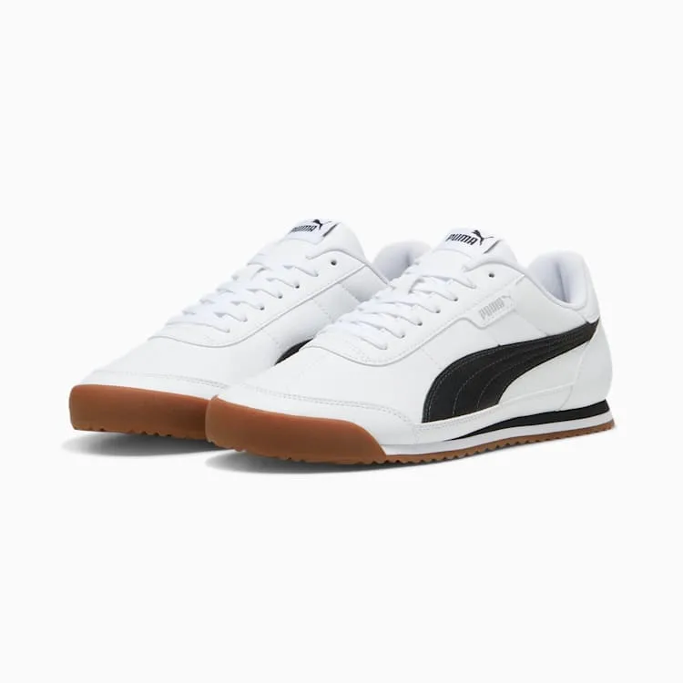 PUMA MEN'S TUNNO  WHITE/BLACK/GUM SNEAKER SHOES