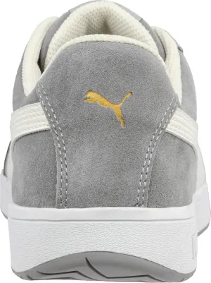 Puma Safety Mens Iconic Low ASTM SD Grey Suede Work Shoes