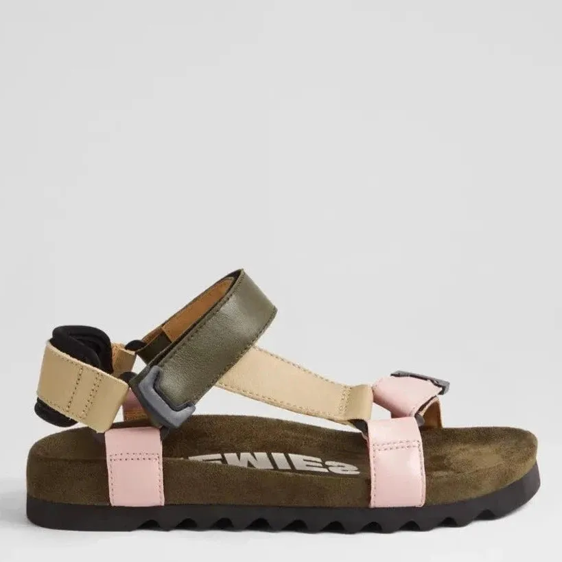 Rollie Sandal Tooth Wedge - Blush Camo