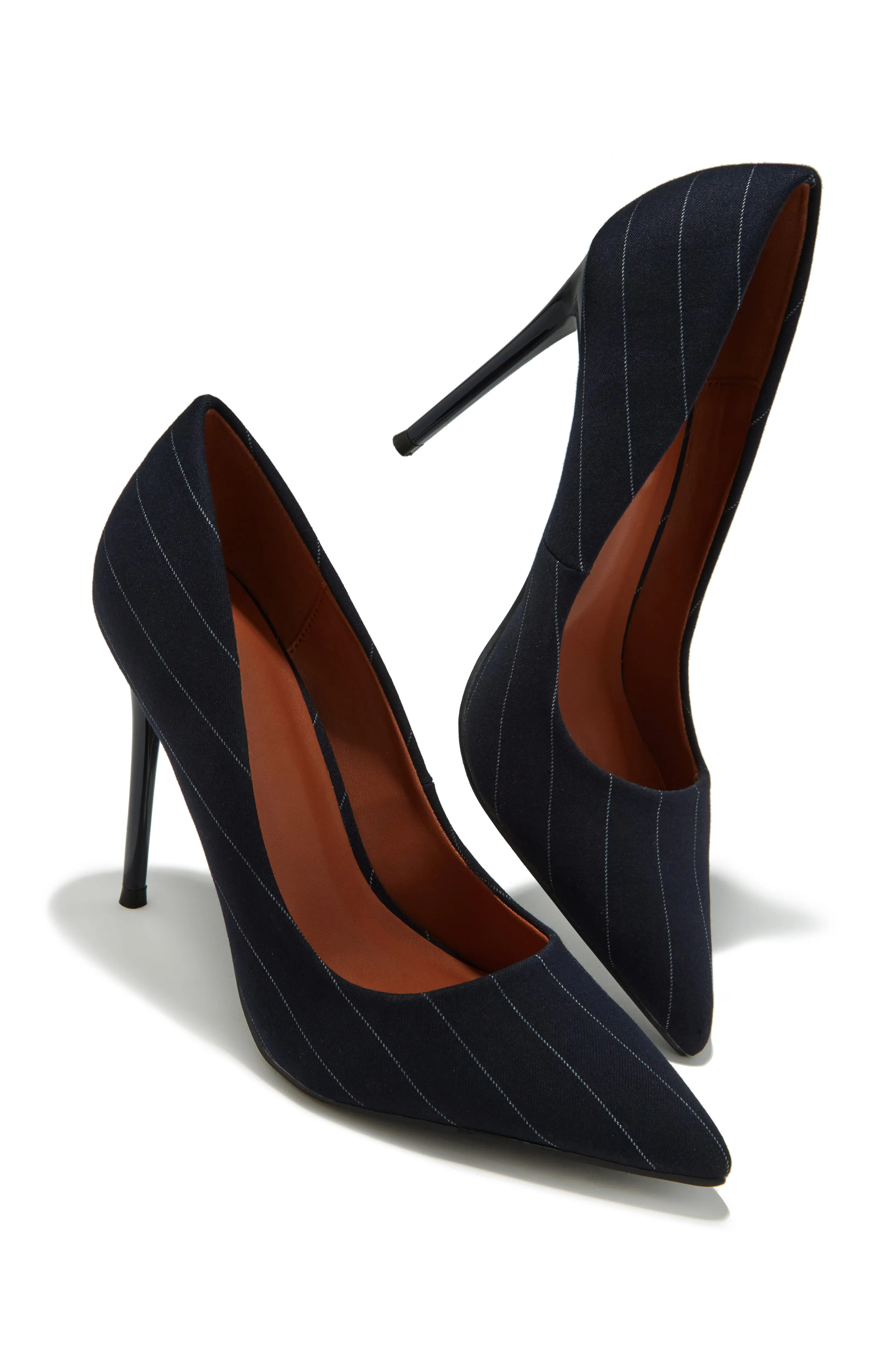 Savanna High Heel Pumps - Stripe