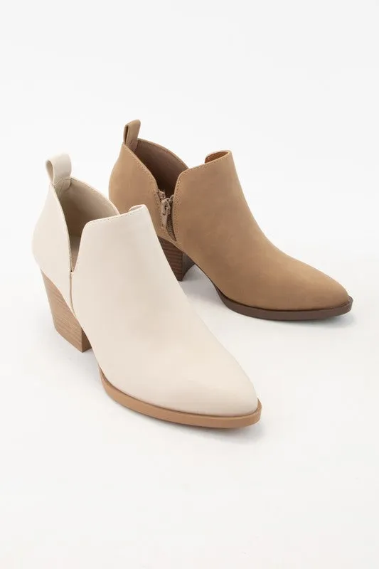 Sectory Latte Ankle Dress Bootie *FINAL SALE*