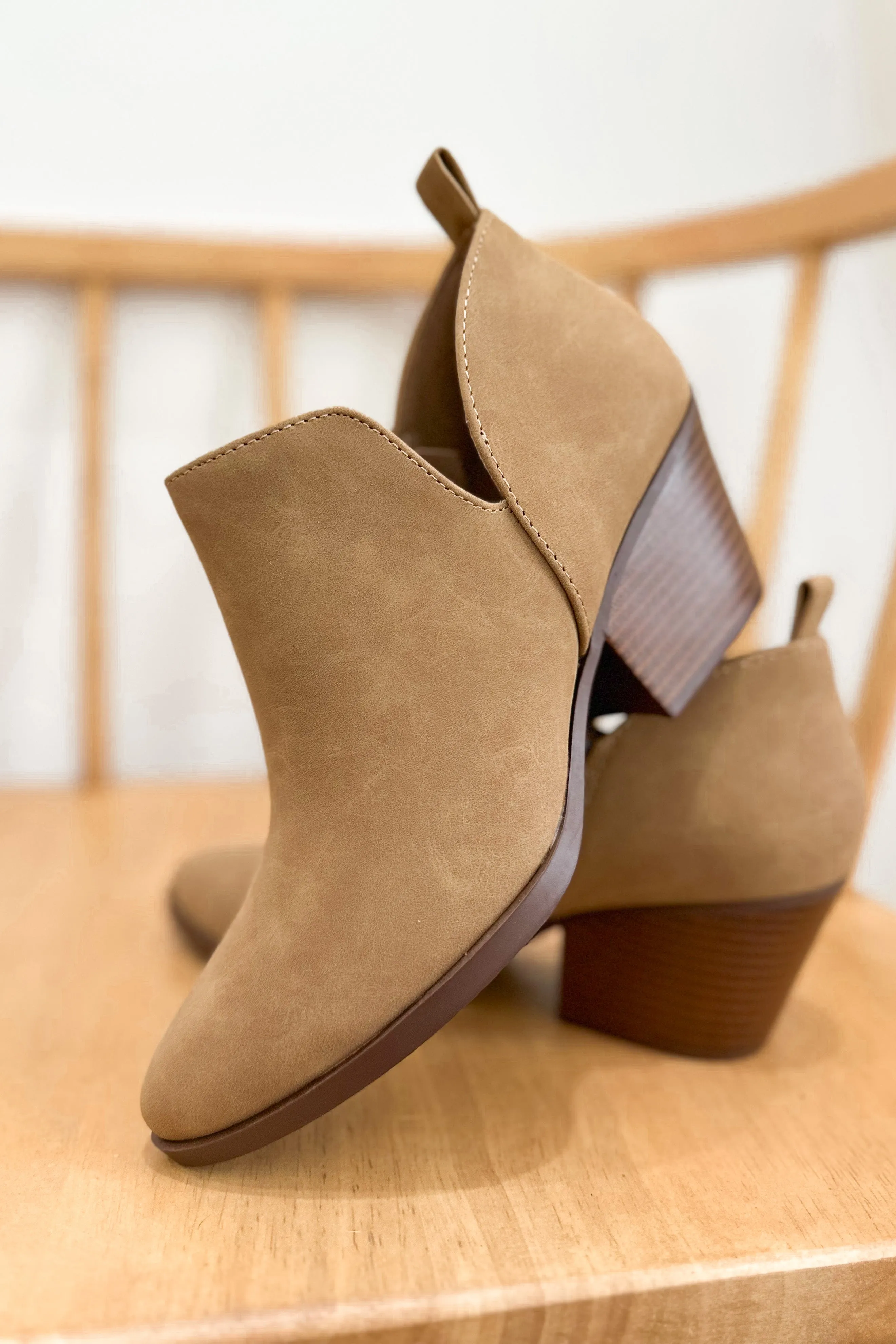 Sectory Latte Ankle Dress Bootie *FINAL SALE*