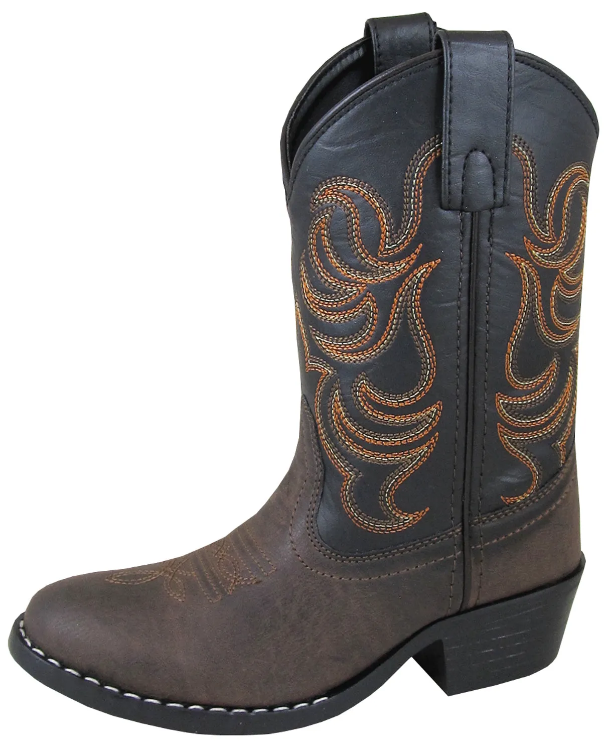 Smoky Mountain Boots Toddler Unisex Monterey Brown/Black Faux Leather