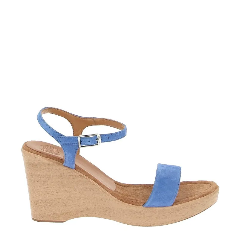 Unisa Rita Blue Wedge Sandal