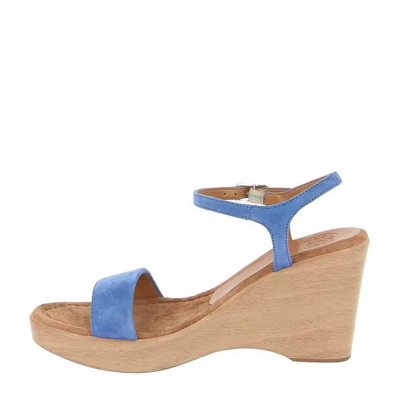 Unisa Rita Blue Wedge Sandal