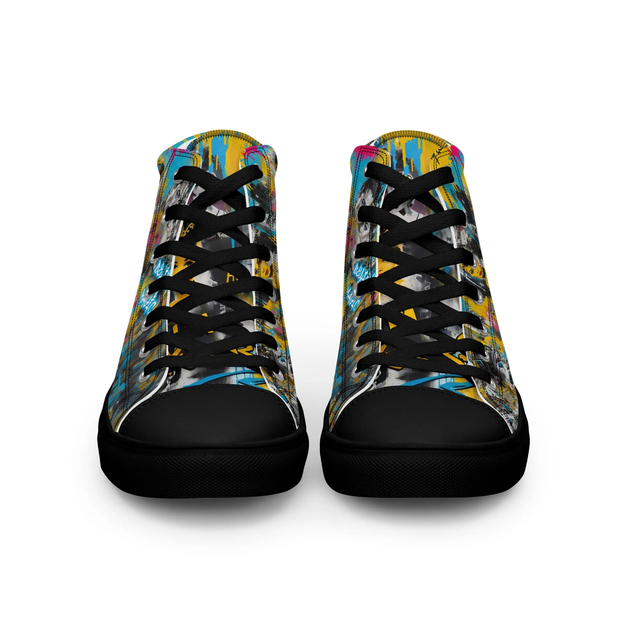 Unisex high top canvas shoes- Audrey 2