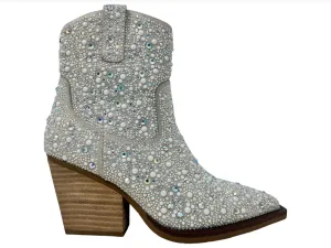 Very G "Kady Pearl" Silver Bootie