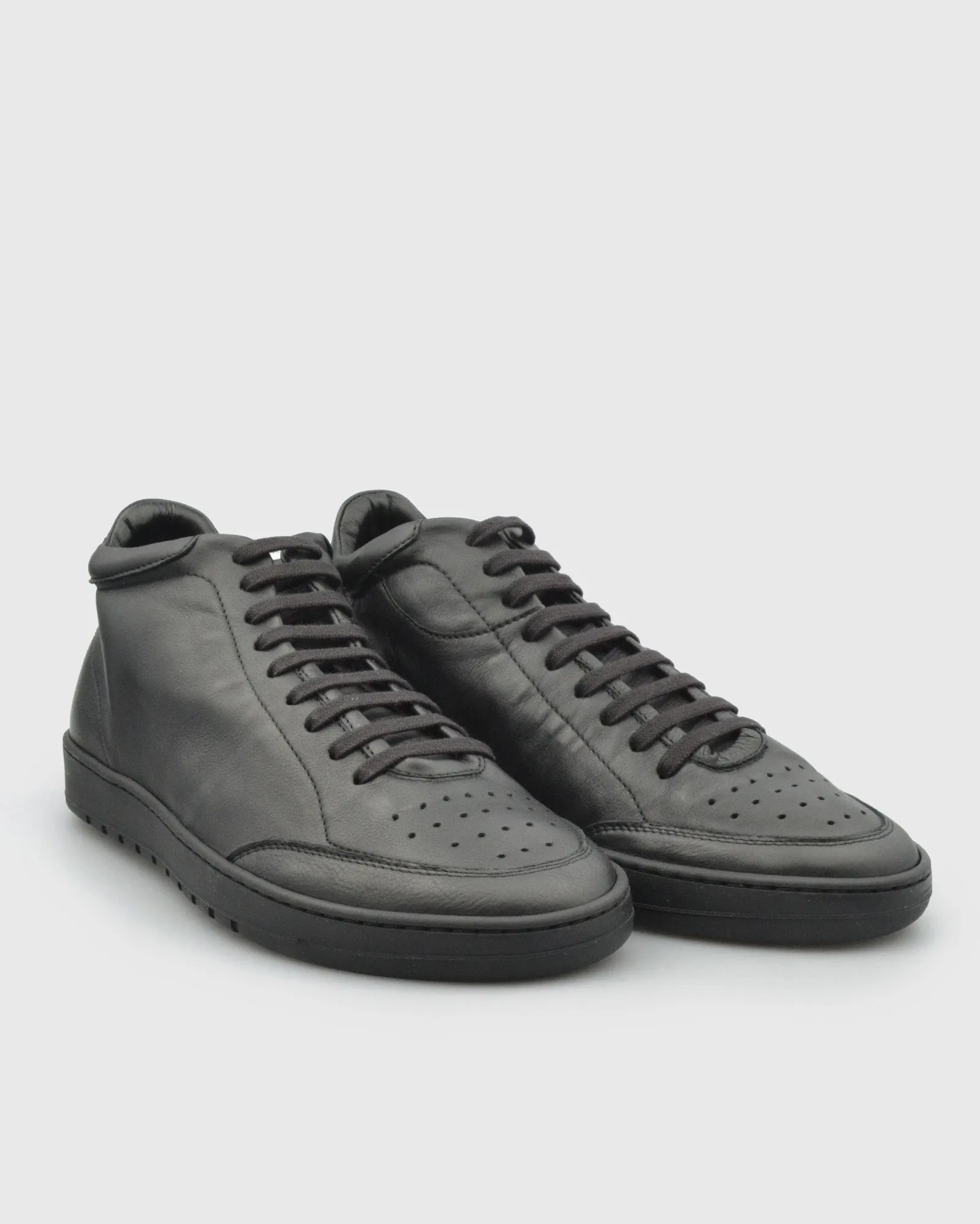 VINCENT & FRANKS VFW24XON BLACK CALF LEATHER SNEAKER