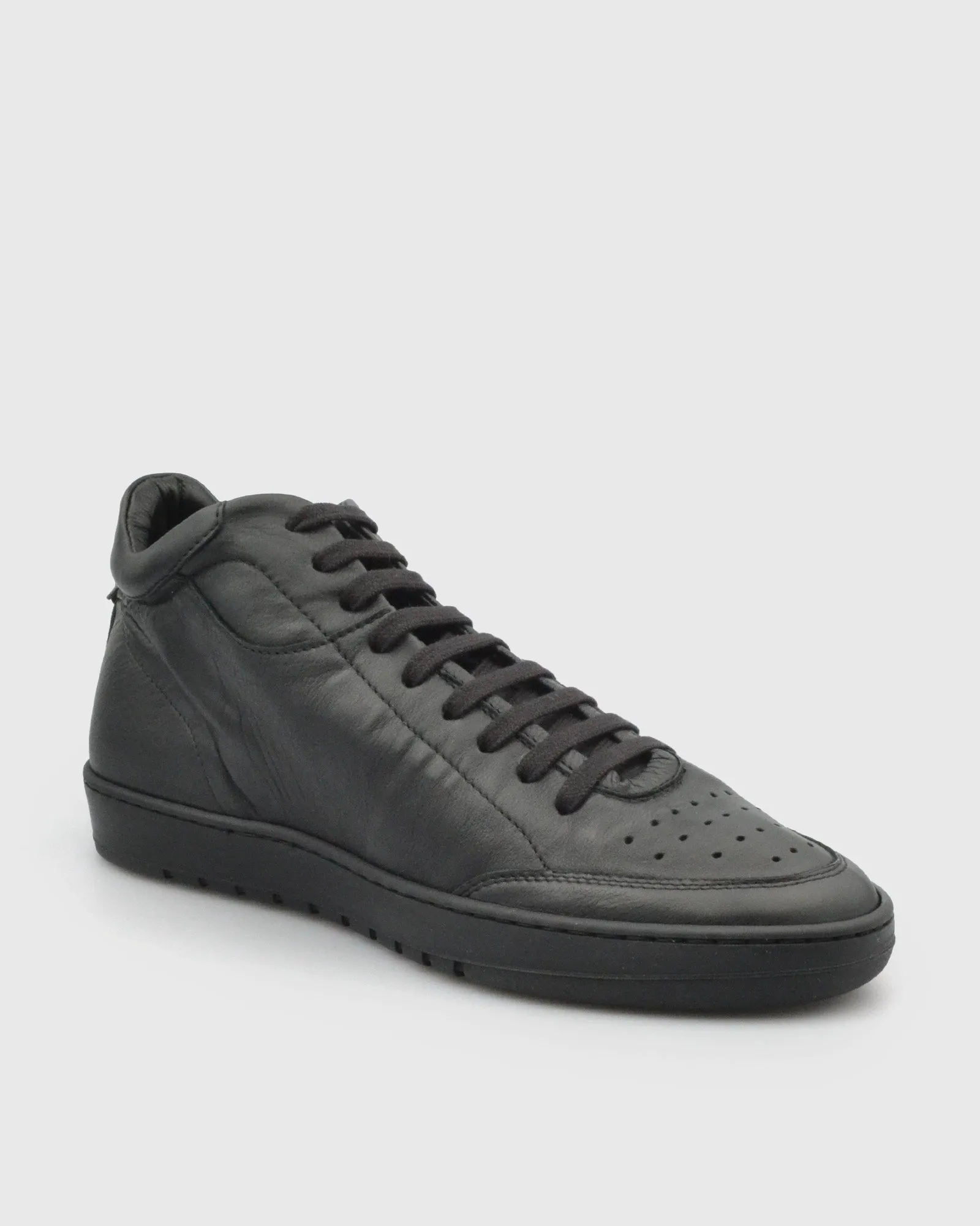 VINCENT & FRANKS VFW24XON BLACK CALF LEATHER SNEAKER